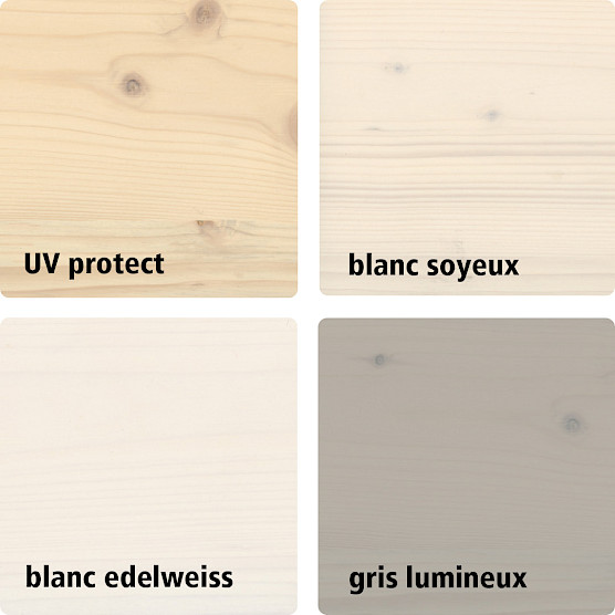 Lasure et protection UV jusqu’à une longueur de 2,50 m avec TIMBERCOLOR